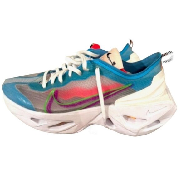 NIKE Zoom X Vista Grind Sneakers Womens 9.5 CQ9500-100 Green Strike Vivid Purple - Picture 5 of 9